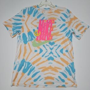 Nike Sportswear Festival Tie Dye Graffiti T-shirt White DD1270-100 Men’s Size L